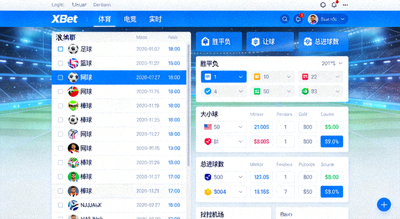 1xBet 平台體育投注主介面，展示豐富的賽事列表與多樣化的投注市場選項